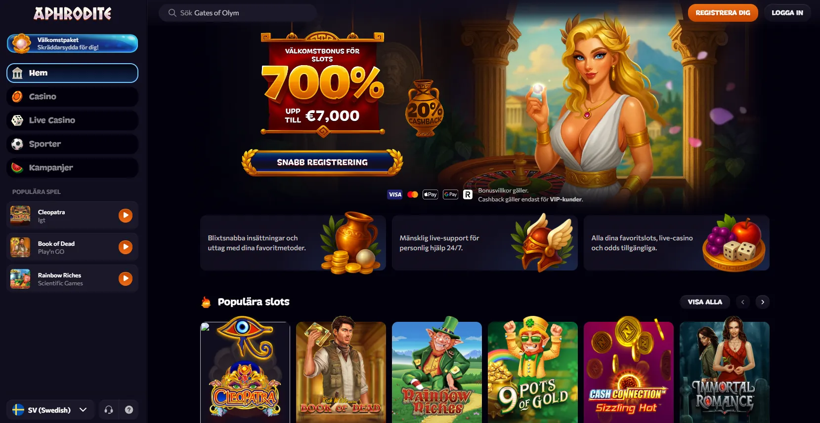 Casino utan Spelpaus instant banking – alternativ till Trustly och Swish
